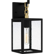 Quoizel - ANC8406MBK - One Light Outdoor Wall Mount - Anchorage - Matte Black