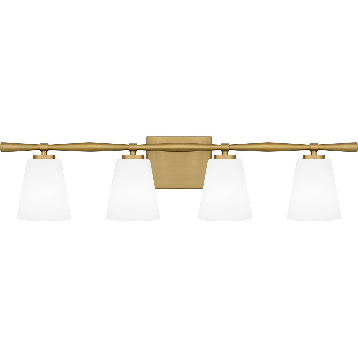 Quoizel - BID8631AB - Four Light Bath - Brindley - Aged Brass