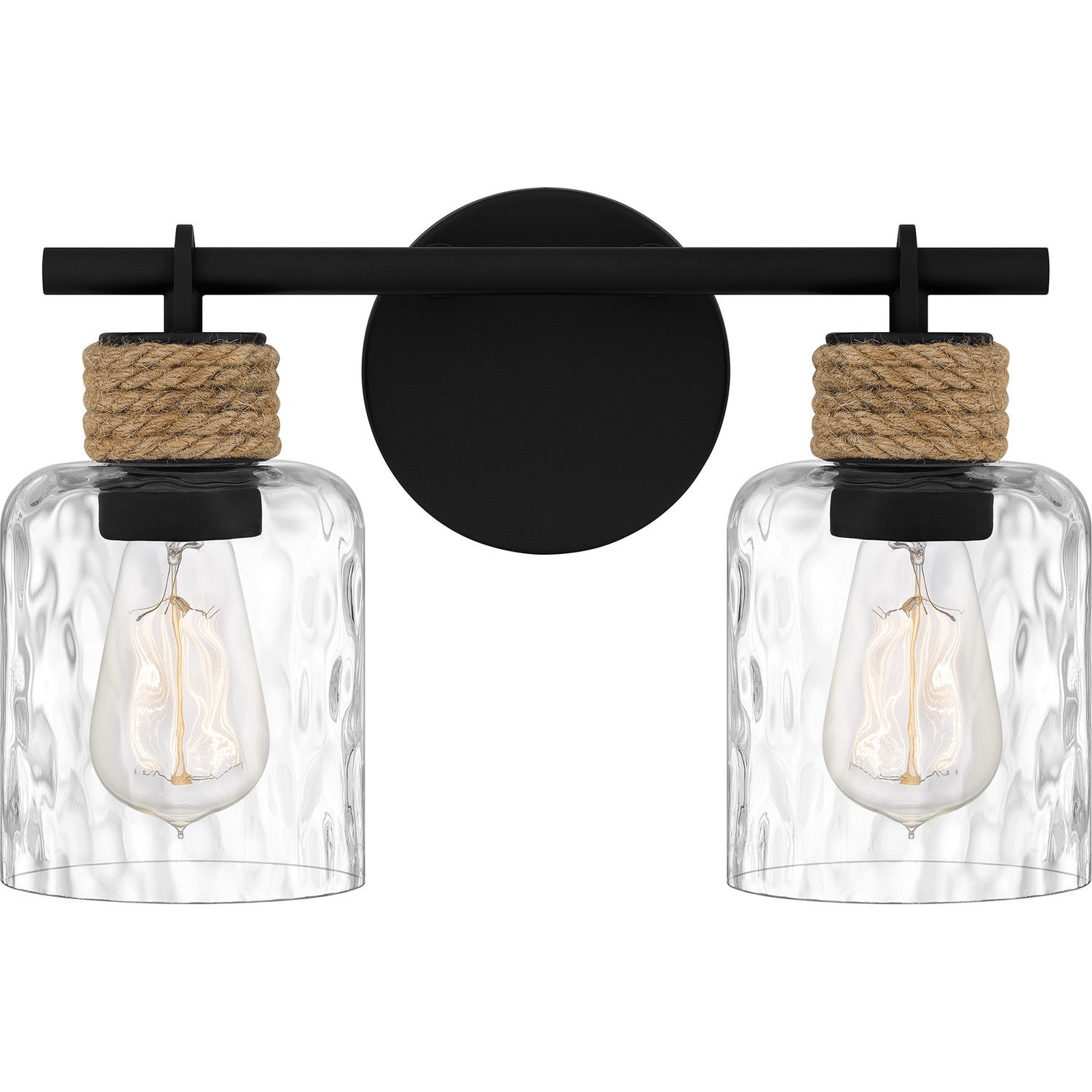 Quoizel - BTC8614MBK - Two Light Bath - Baltic - Matte Black