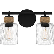 Quoizel - BTC8614MBK - Two Light Bath - Baltic - Matte Black