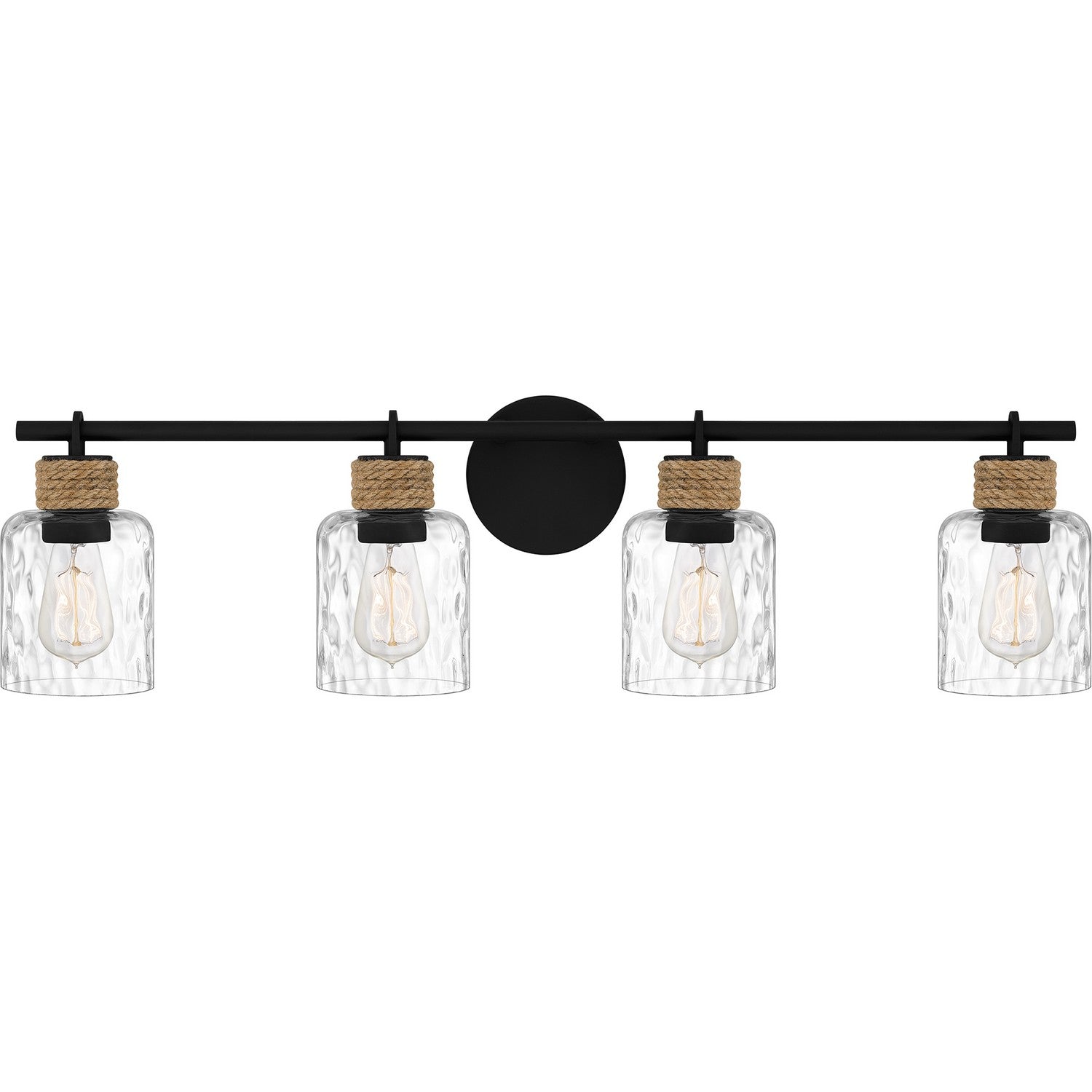 Quoizel - BTC8634MBK - Four Light Bath - Baltic - Matte Black