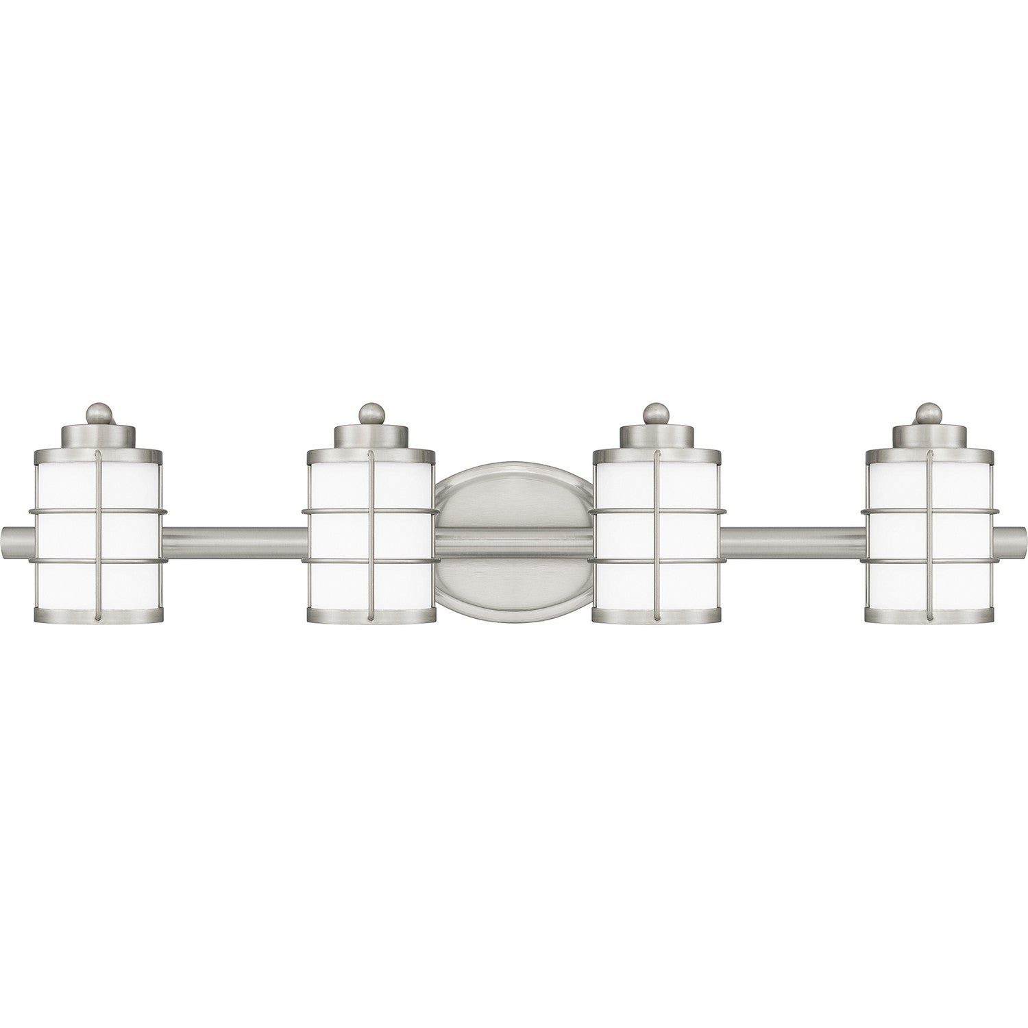 Quoizel - HZT8631BN - Four Light Bath - Hazlett - Brushed Nickel
