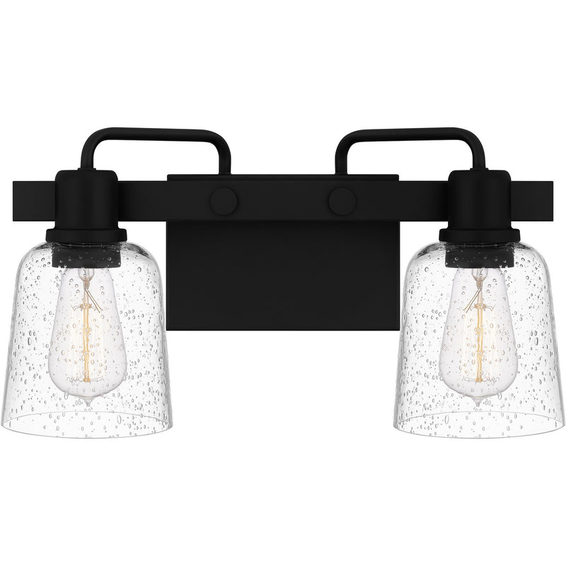 Quoizel - LYD8616MBK - Two Light Bath - Lydia - Matte Black