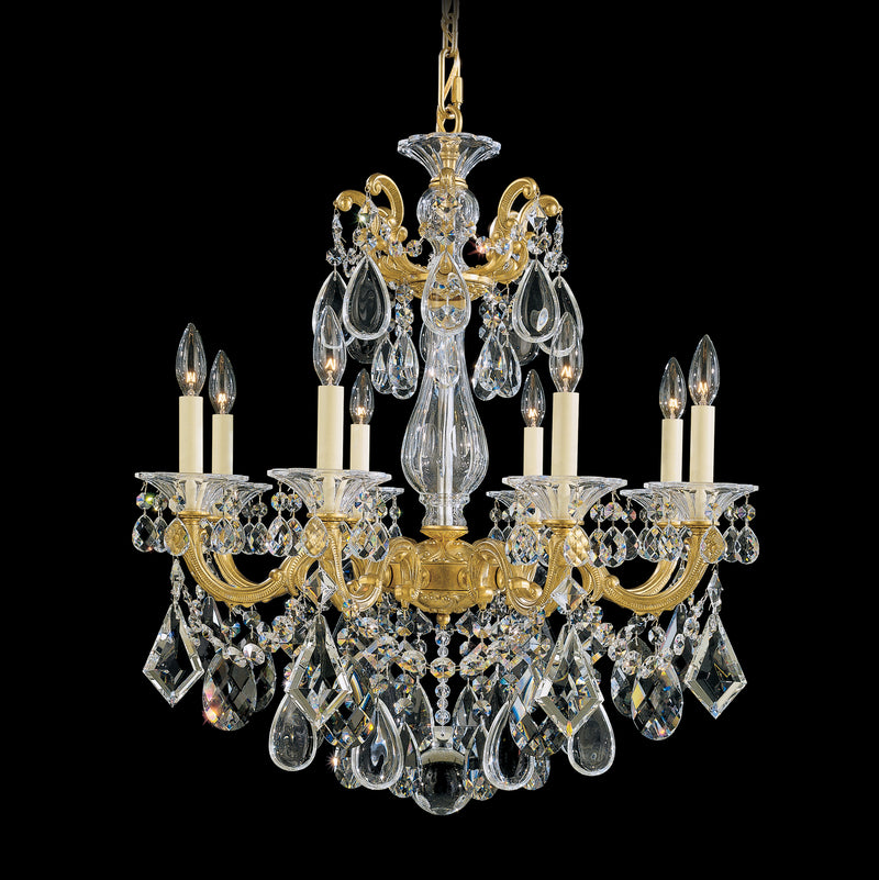 Schonbek - 5073-22 - Eight Light Chandelier - La Scala - Heirloom Gold