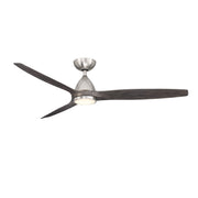 Modern Forms Fans - FR-W2202-62L-BN/EB - 62"Ceiling Fan - Skylark - Brushed Nickel/Ebony