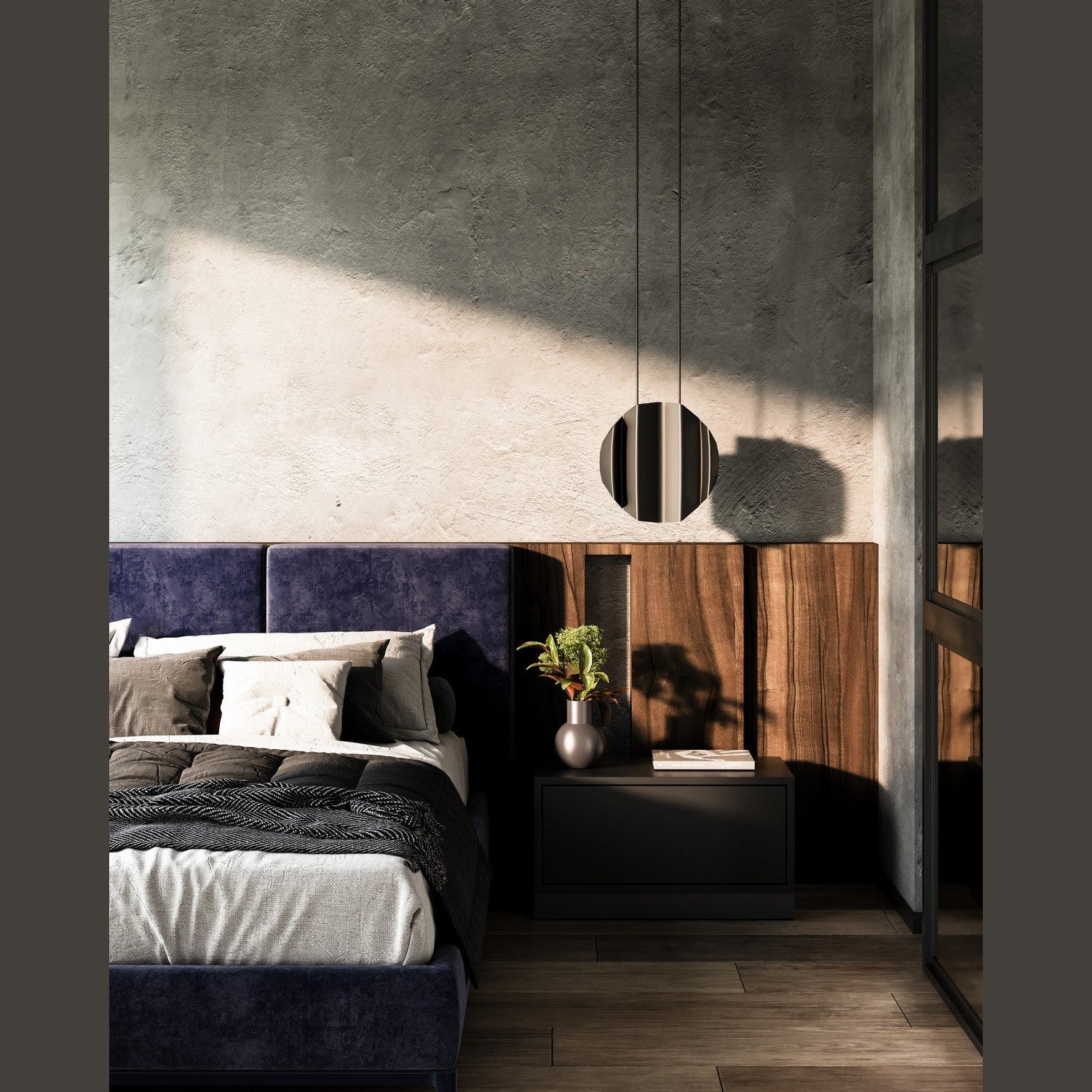 Kuzco Lighting - PD58014-BK/GD - Two Light Pendant - Akira - Black/Gold