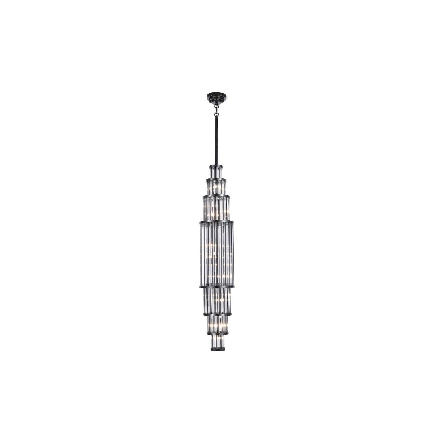 Avenue Lighting - HF1925-GM - LED Pendant - Waldorf - Polished Gunmetal
