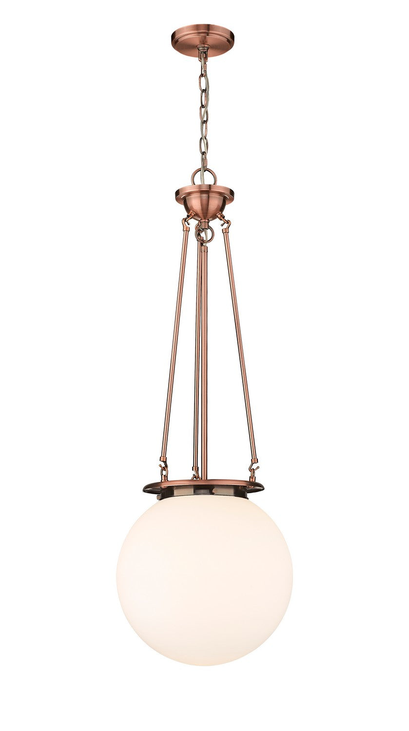 Innovations - 221-1P-AC-G201-14 - One Light Pendant - Essex - Antique Copper