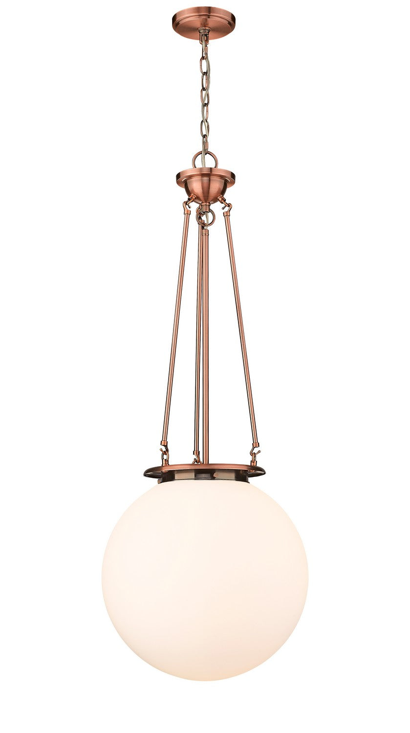 Innovations - 221-1P-AC-G201-16 - One Light Pendant - Essex - Antique Copper
