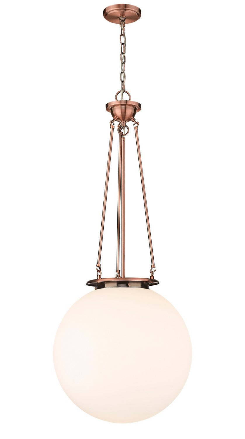 Innovations - 221-1P-AC-G201-18 - One Light Pendant - Essex - Antique Copper