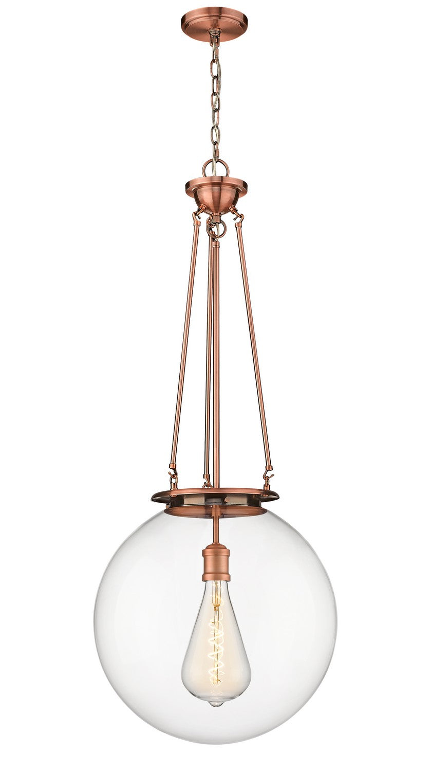 Innovations - 221-1P-AC-G202-18 - One Light Pendant - Essex - Antique Copper
