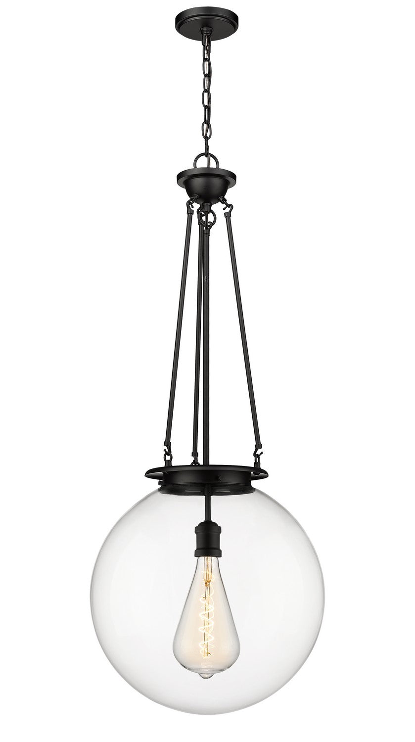 Innovations - 221-1P-BK-G202-18 - One Light Pendant - Essex - Matte Black