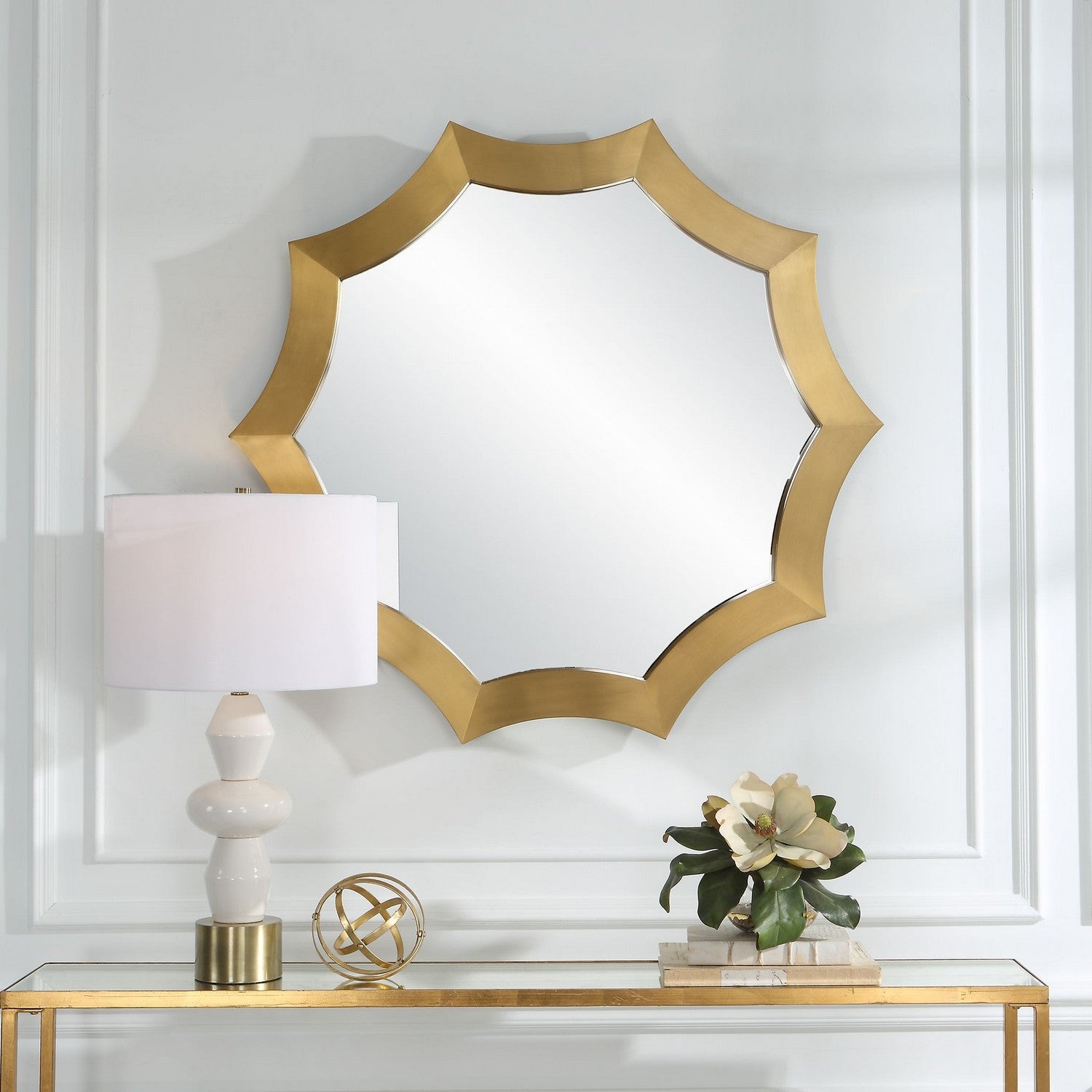 Uttermost - 09906 - Mirror - Flare - Stainless Steel