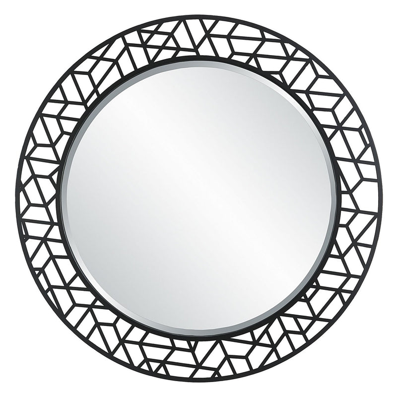 Uttermost - 09907 - Mirror - Mosaic - Satin Black