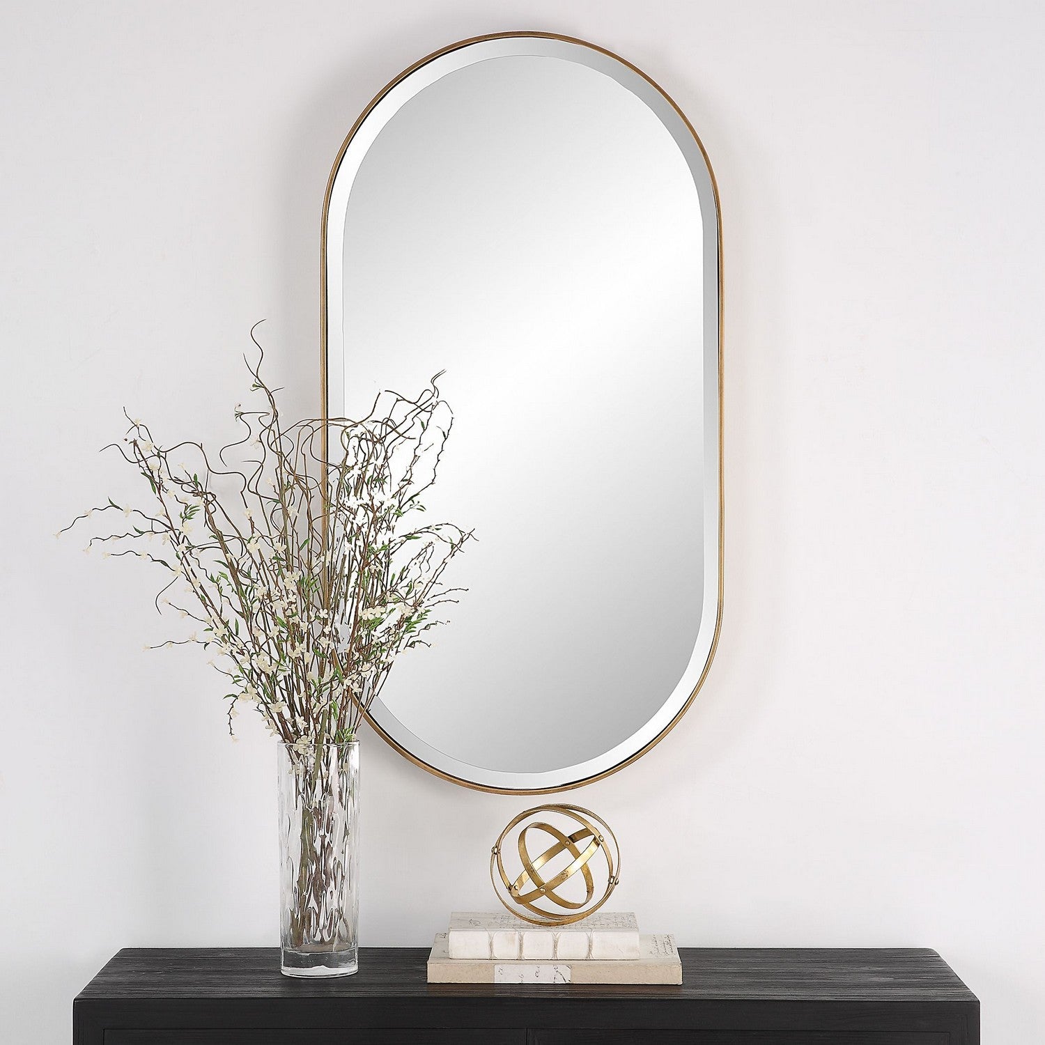 Uttermost - 09914 - Mirror - Lago - Antiqued Golden Bronze