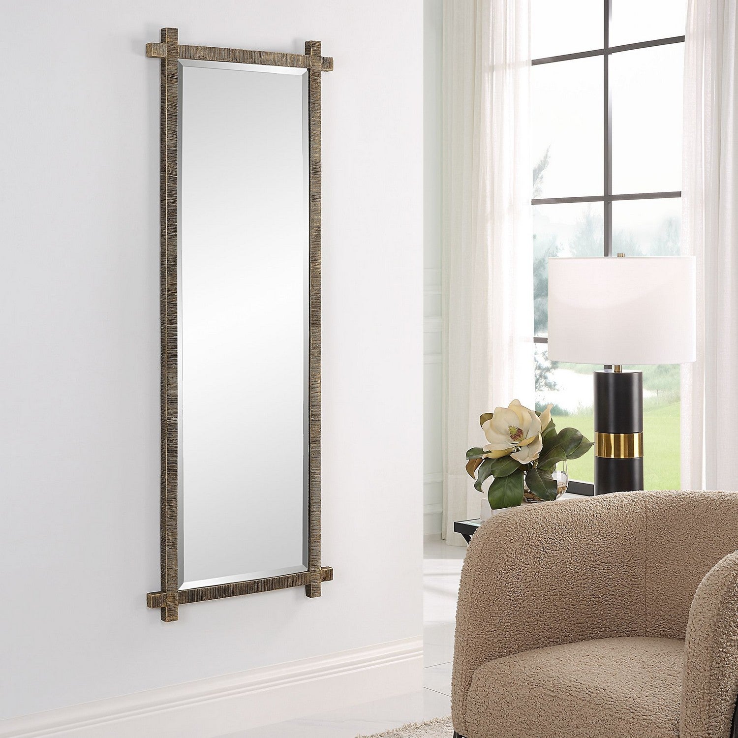 Uttermost - 09917 - Mirror - Abanu - Antique Gold