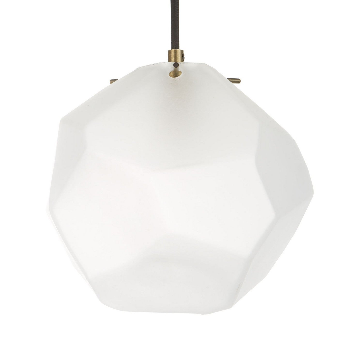 Uttermost - 21576 - One Light Mini Pendant - Geodesic - Matte Antique Brass