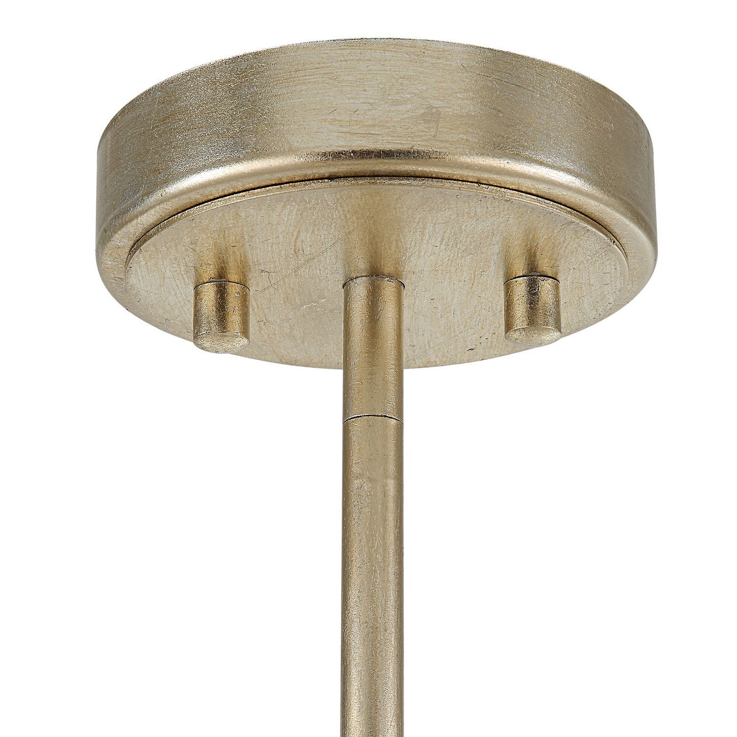 Uttermost - 21583 - Eight Light Pendant - Goccia - Antique Bright Silver Leaf