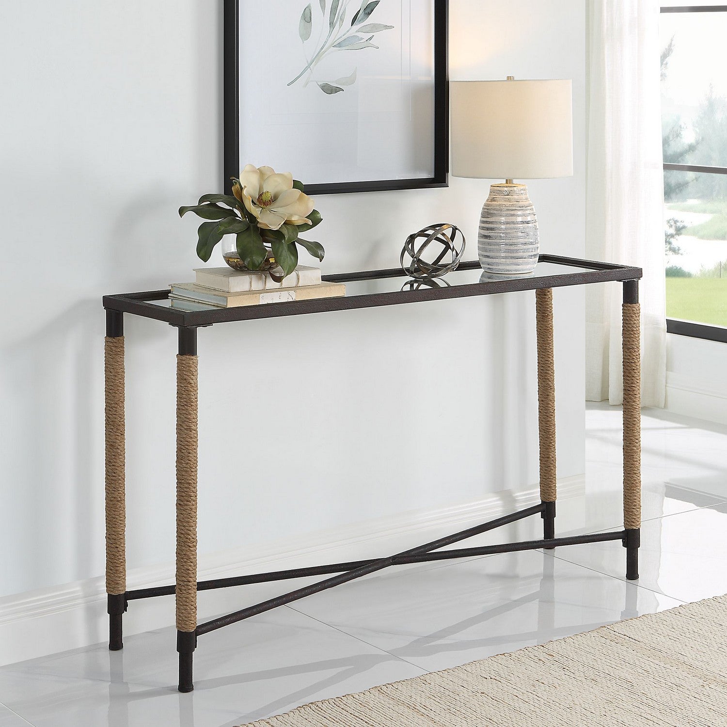 Uttermost - 22880 - Console Table - Braddock - Rustic Iron
