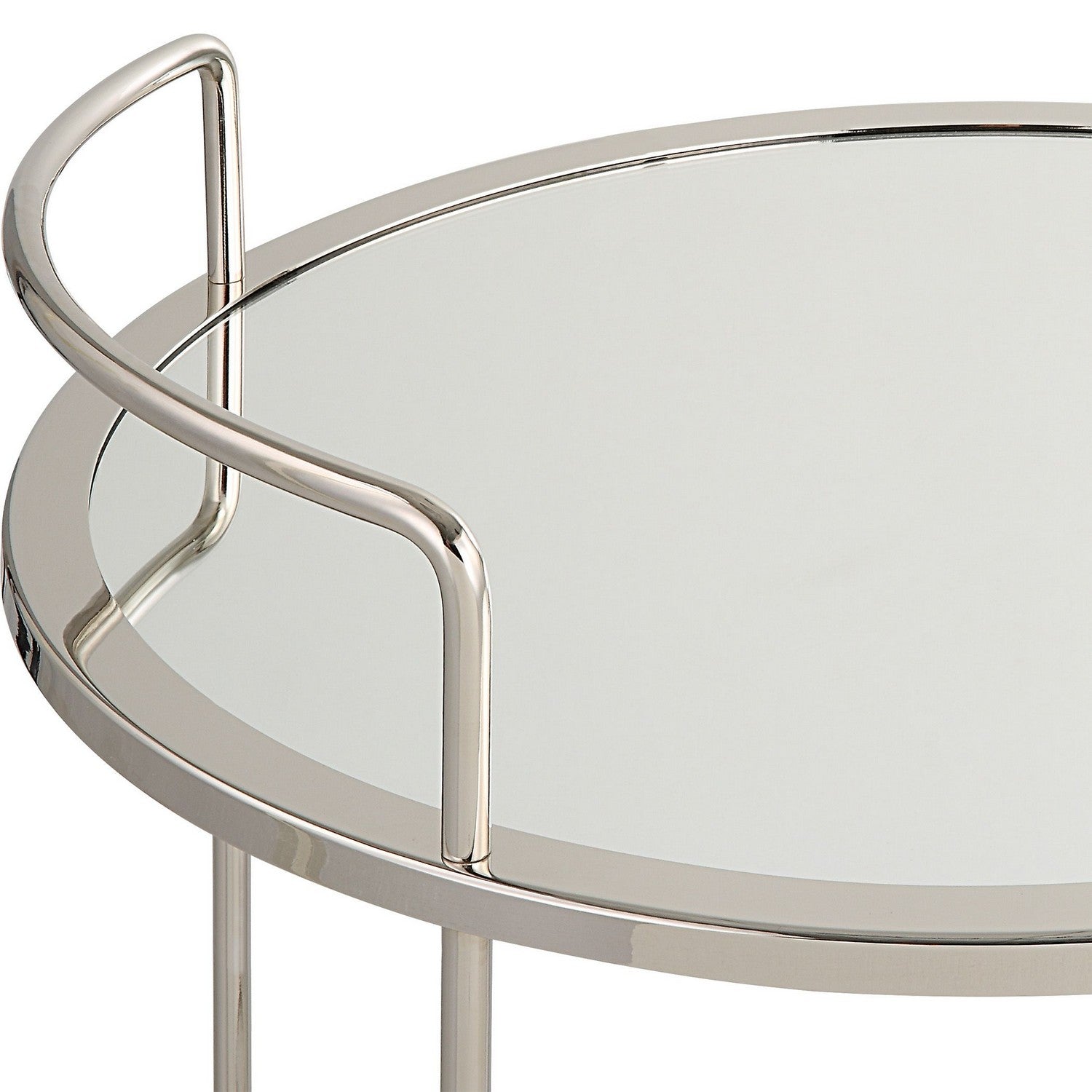 Uttermost - 22895 - Bar Cart - Spritz - Polished Chrome