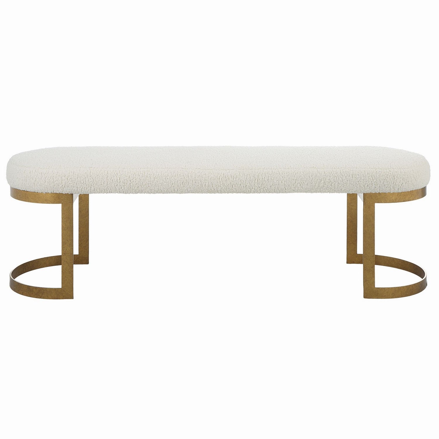 Uttermost - 23757 - Bench - Infinity - Antique Gold Leaf