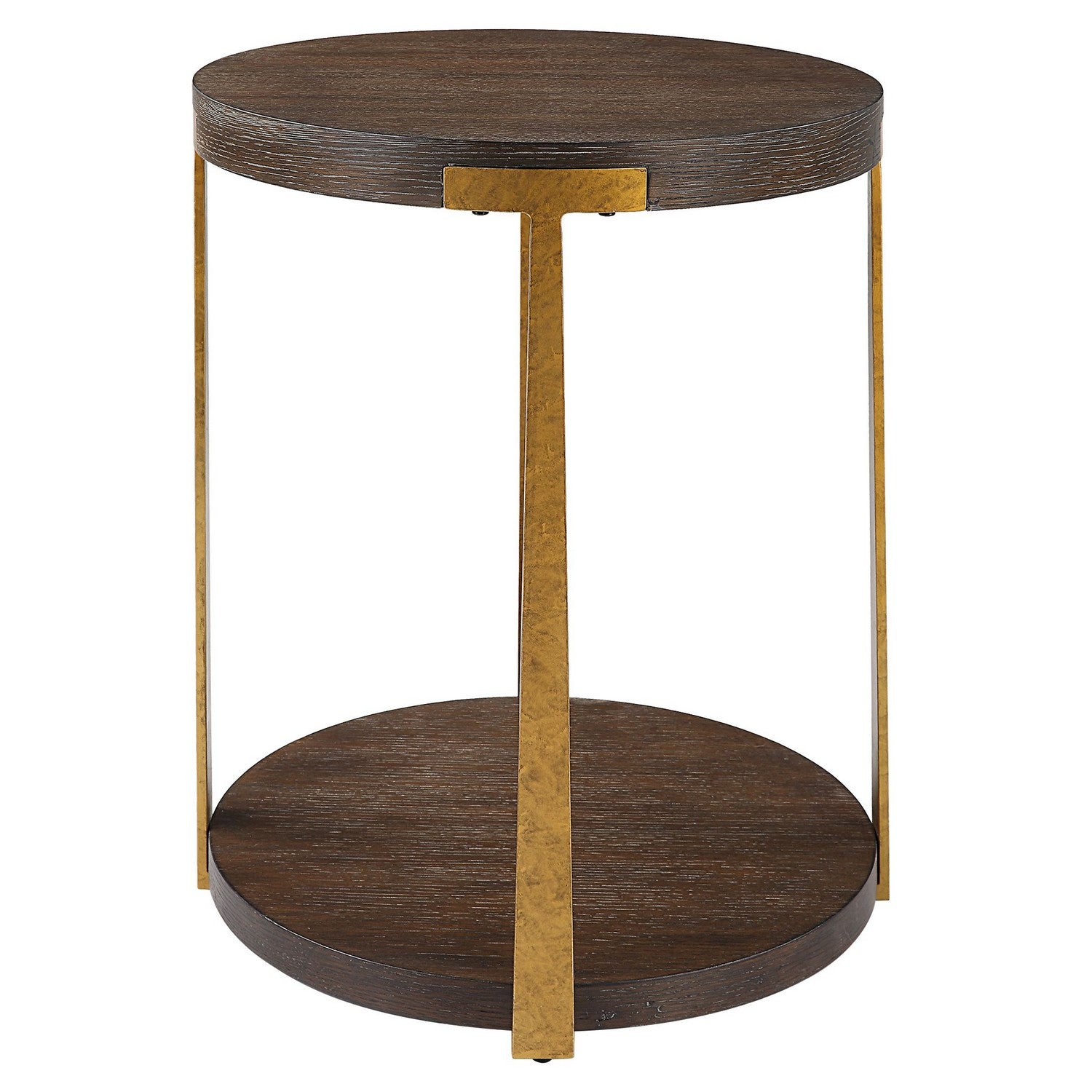 Uttermost - 25554 - Side Table - Palisade - Antique Gold