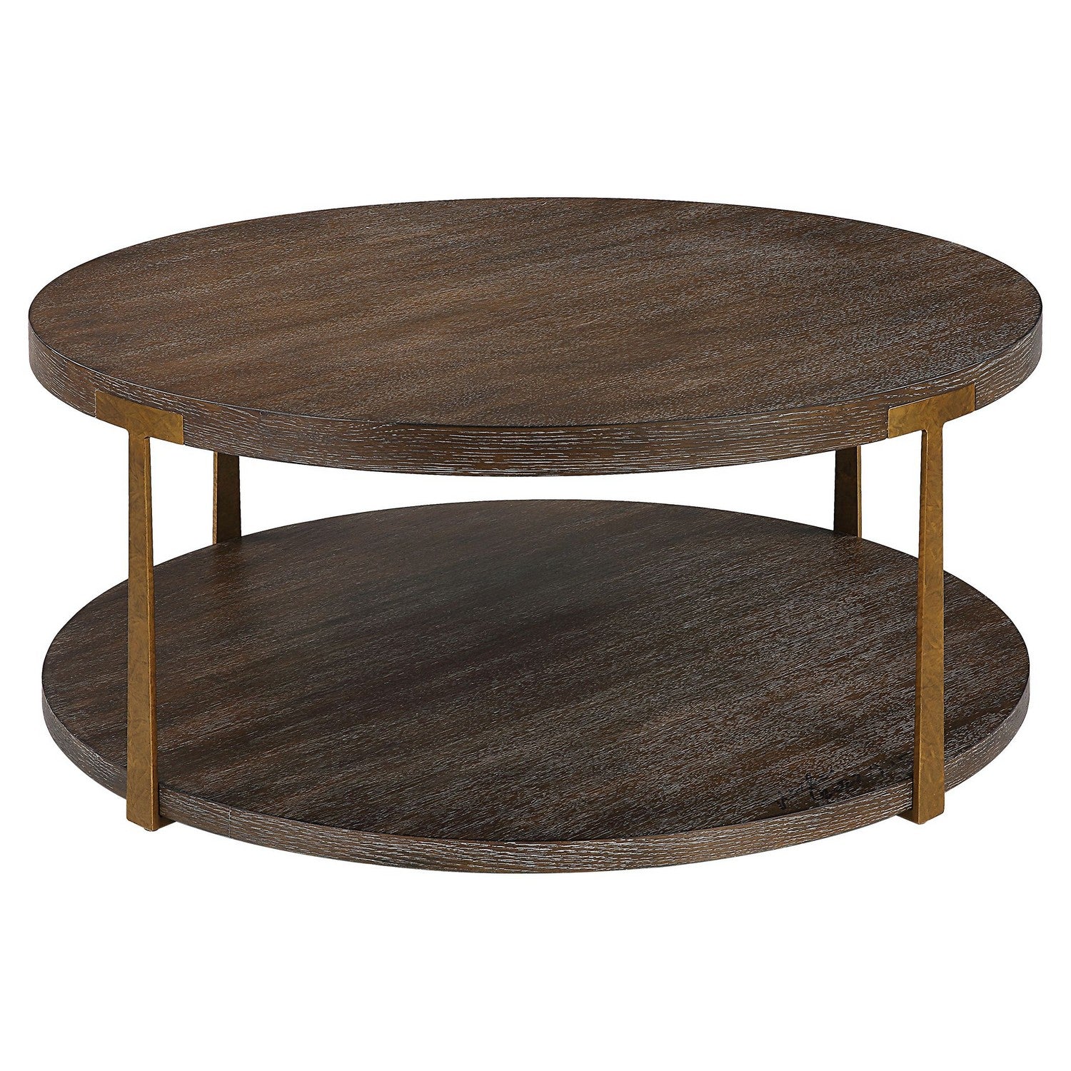 Uttermost - 25555 - Coffee Table - Palisade - Antique Gold