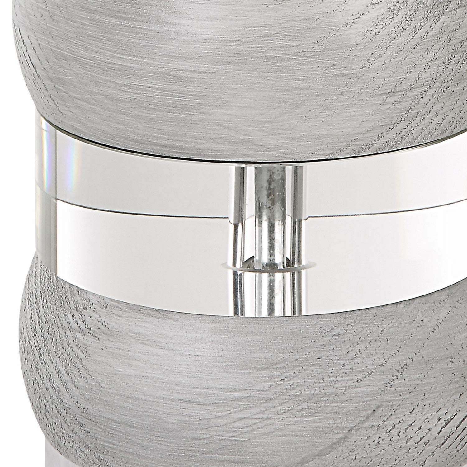 Uttermost - 30192 - One Light Table Lamp - Band Together - Brushed Nickel