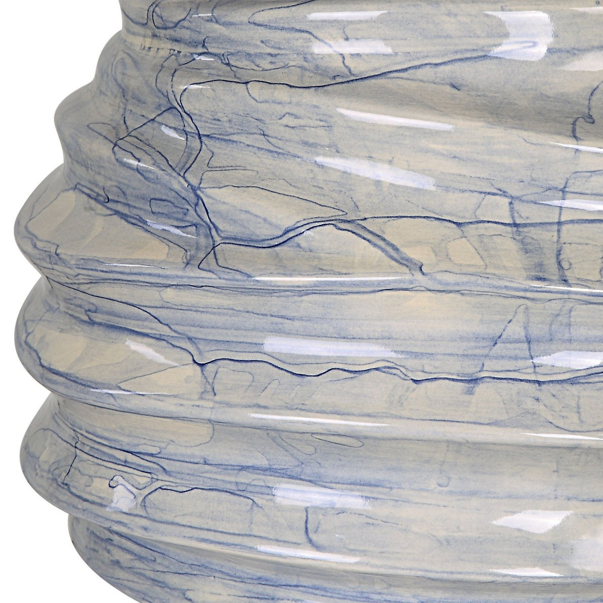 Uttermost - 30194-1 - One Light Accent Lamp - Waves - Cobalt Blue