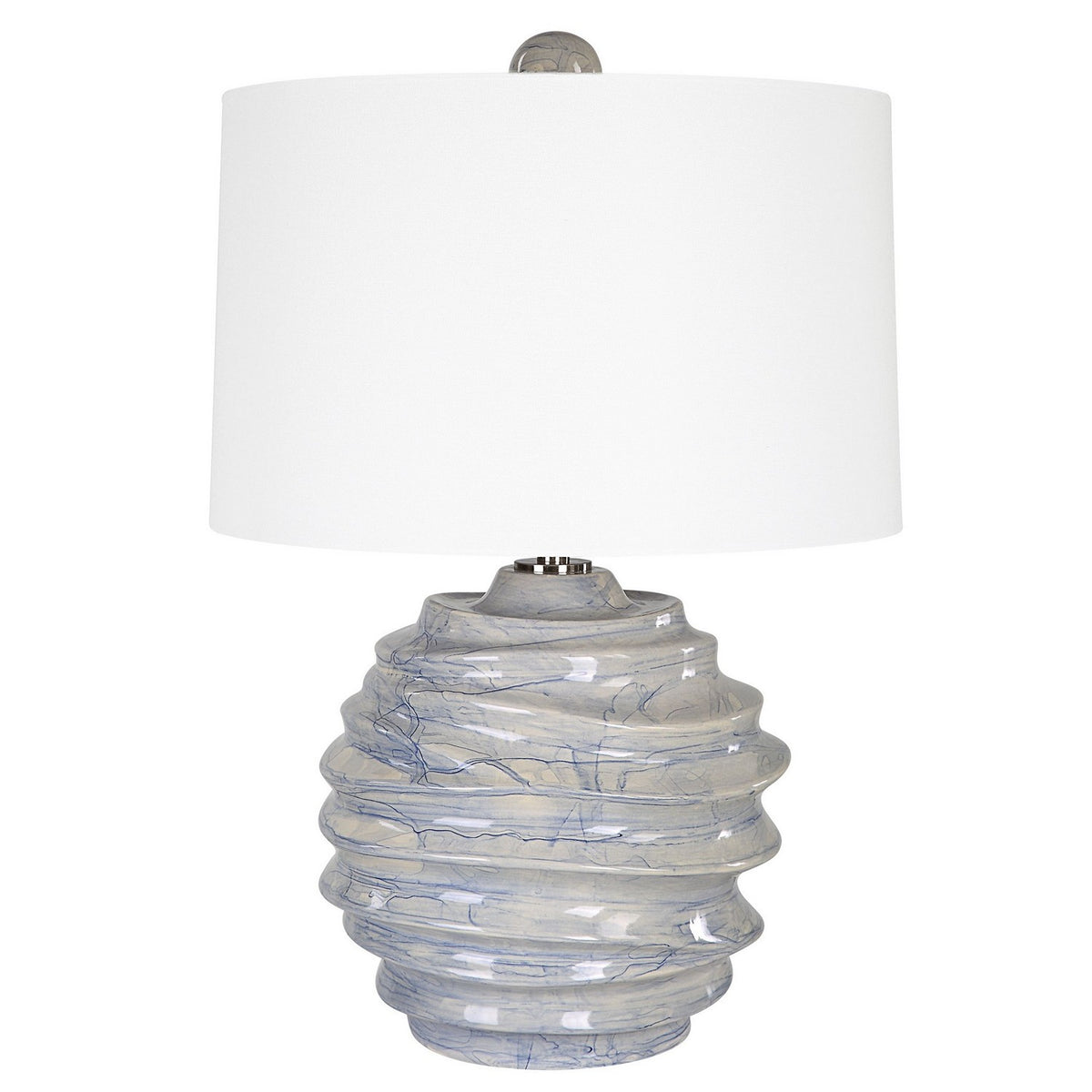 Uttermost - 30194-1 - One Light Accent Lamp - Waves - Cobalt Blue