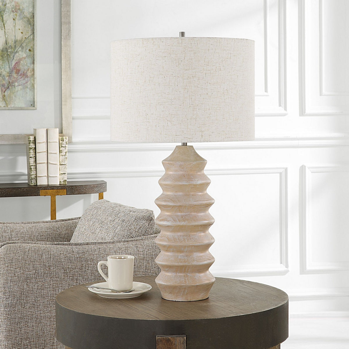 Uttermost - 30195-1 - One Light Table Lamp - Uplift - Nickel