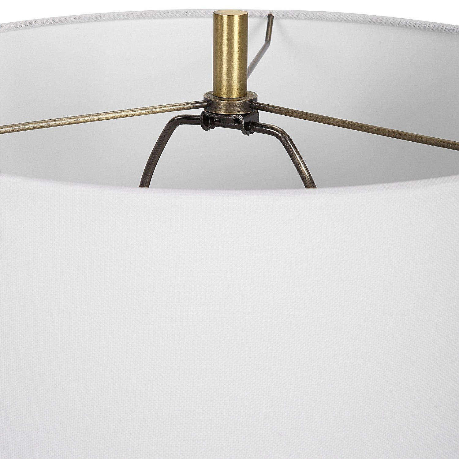 Uttermost - 30196 - One Light Table Lamp - Coil - Antique Brass