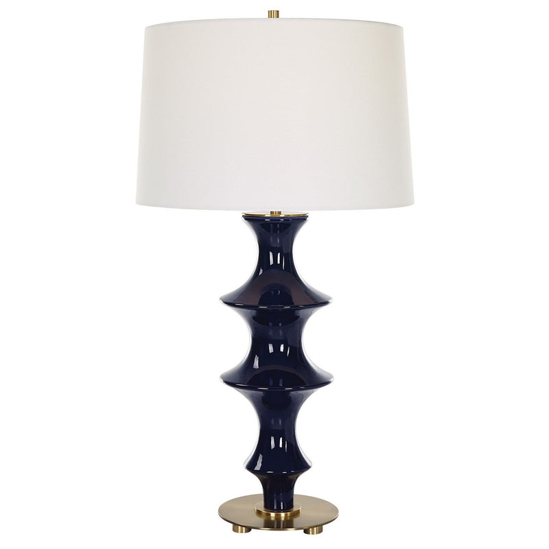 Uttermost - 30196 - One Light Table Lamp - Coil - Antique Brass