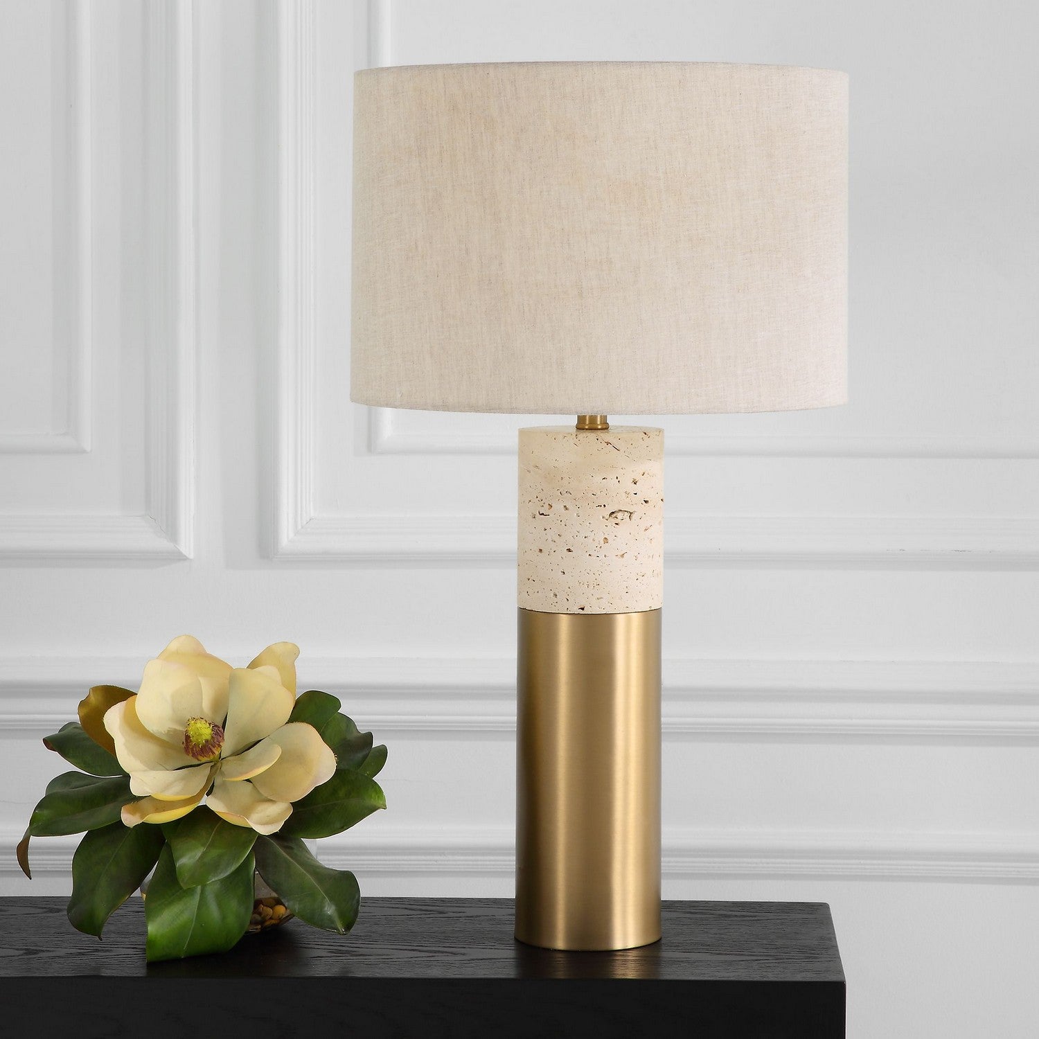 Uttermost - 30201-1 - One Light Table Lamp - Gravitas - Brushed Brass