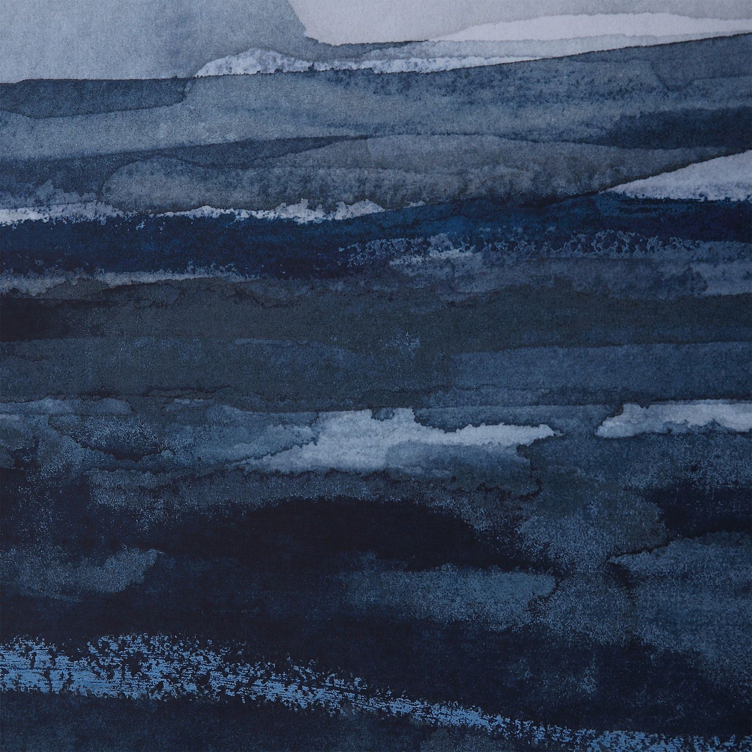 Uttermost - 32270 - Wall Art - Rising Blue - Soft Brushed Gold