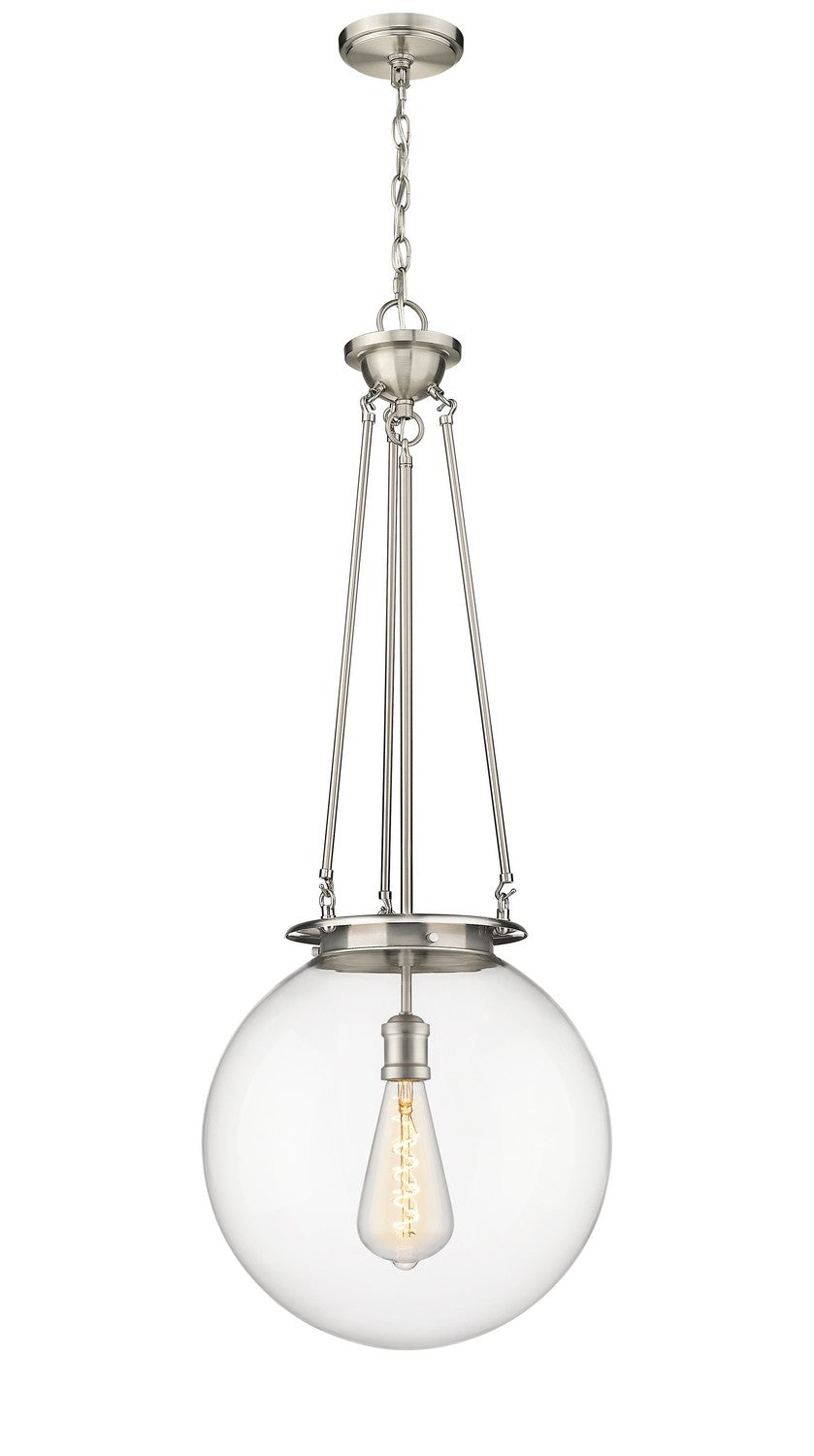 Innovations - 221-1P-SN-G202-16 - One Light Pendant - Essex - Satin Nickel