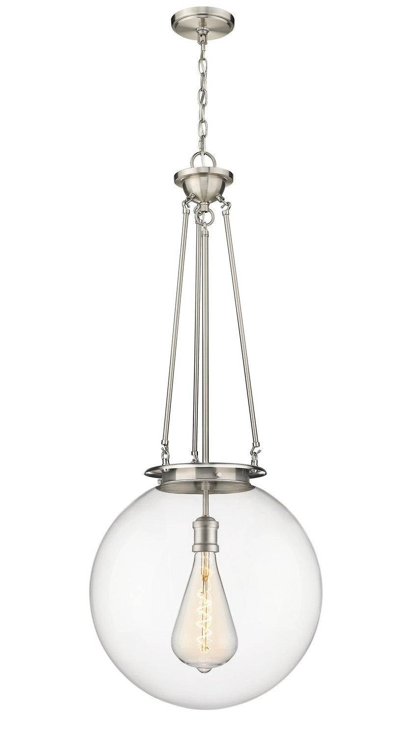 Innovations - 221-1P-SN-G202-18 - One Light Pendant - Essex - Satin Nickel