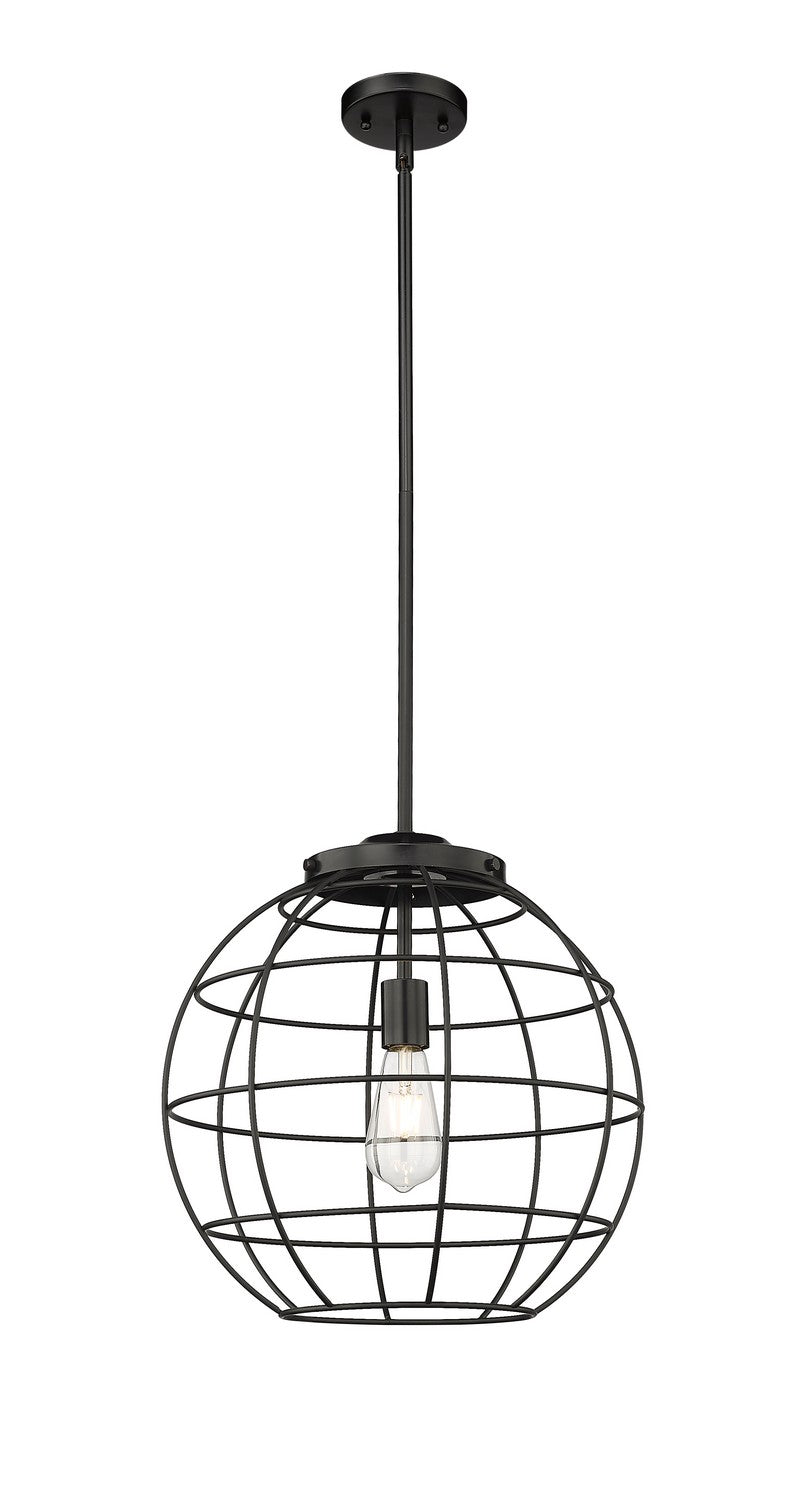 Innovations - 221-1S-BK-CE-16-BK - One Light Pendant - Essex - Matte Black
