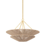 Corbett Lighting - 412-30-GL - Six Light Pendant - Tropea - Gold Leaf