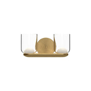Kuzco Lighting - VL52512-BG/CL - LED Vanity - Cedar - Brushed Gold/Clear