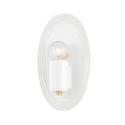 Mitzi - H559101-AGB/CGW - One Light Wall Sconce - Joyce - Aged Brass/Ceramic Gloss White