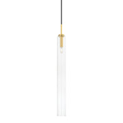Mitzi - H701701L-AGB - One Light Pendant - Nyah - Aged Brass