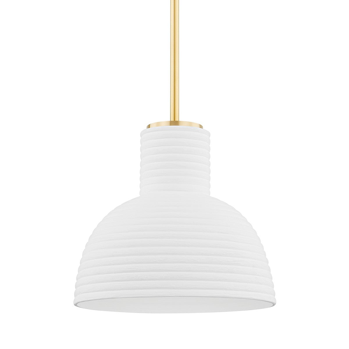 Mitzi - H721701-AGB/CWW - One Light Pendant - Paloma - Aged Brass