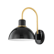 Mitzi - H769101-AGB/GBK - One Light Wall Sconce - Camille - Aged Brass