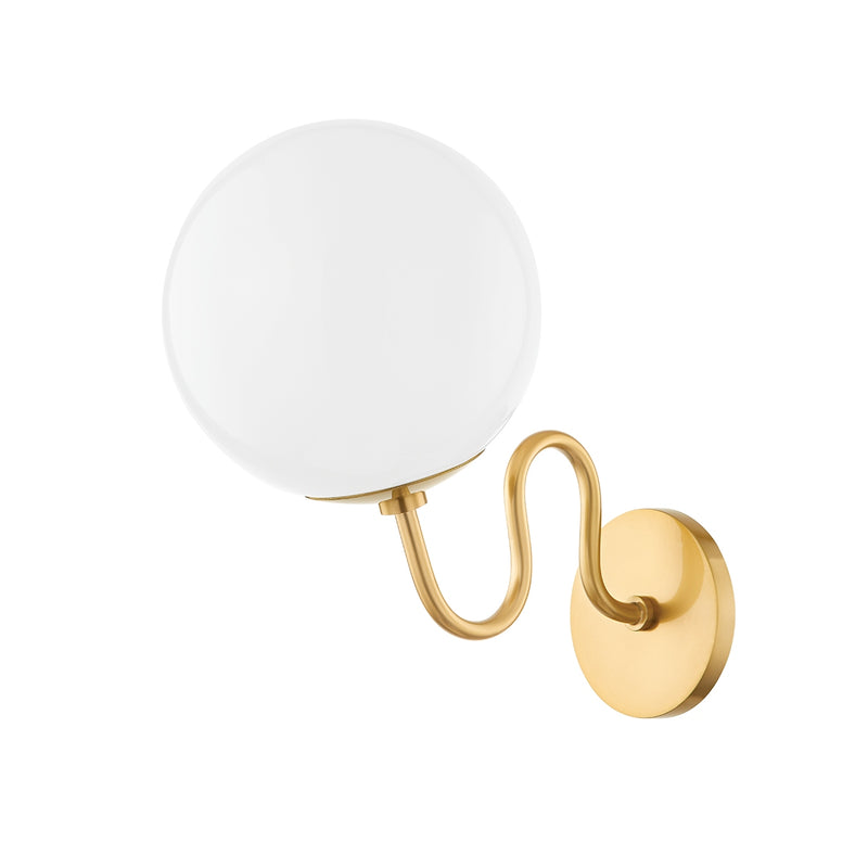 Mitzi - H772101-AGB - One Light Wall Sconce - Havana - Aged Brass
