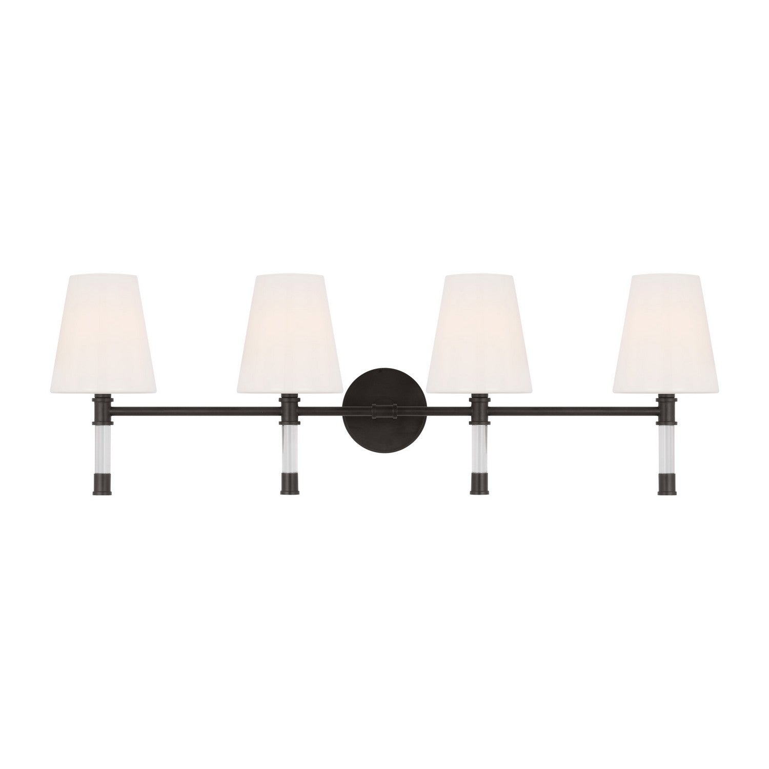 Visual Comfort Studio - CV1054AI - Four Light Bath Vanity - Hanover - Aged Iron