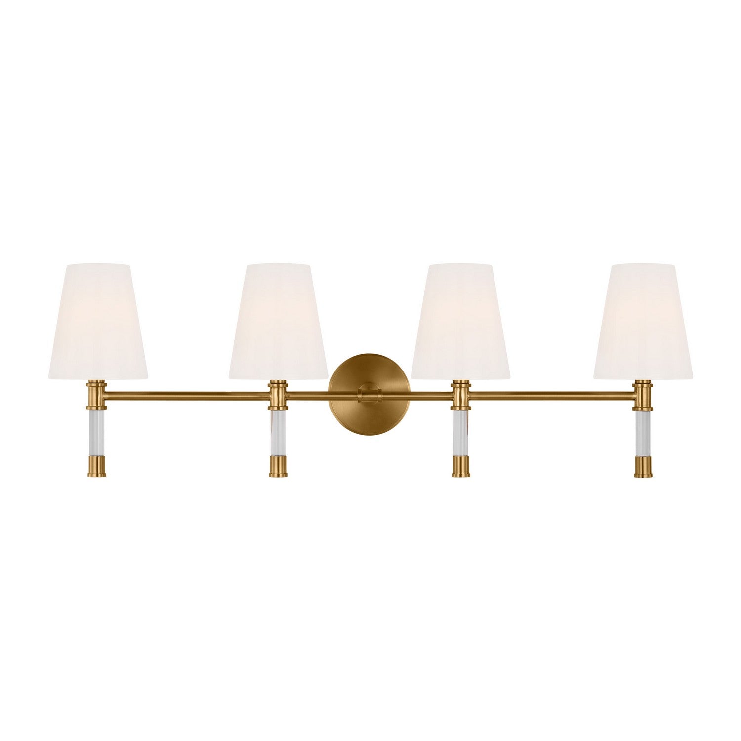 Visual Comfort Studio - CV1054BBS - Four Light Bath Vanity - Hanover - Burnished Brass