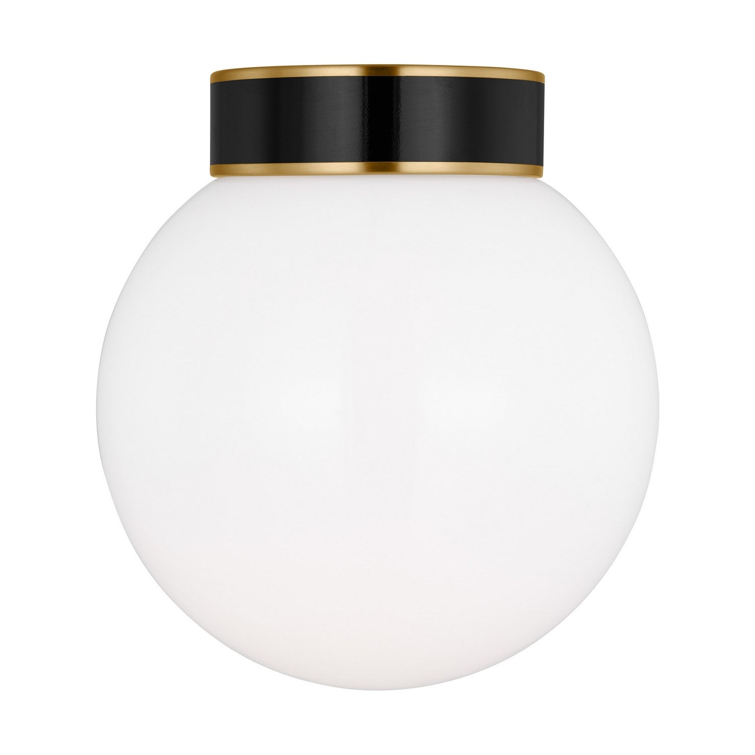 Visual Comfort Studio - KSF1051BBSGBK - One Light Flush Mount - Monroe - Burnished Brass