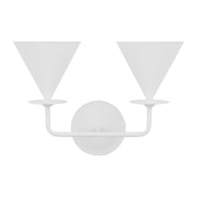 Visual Comfort Studio - LXW1052CPST - Two Light Wall Sconce - Cornet - Cast Plaster