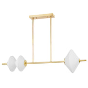 Hudson Valley - 7460-AGB - LED Island Pendant - Barrow - Aged Brass